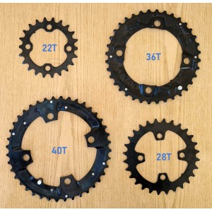 Комплект звезд Prowheel 28/40T